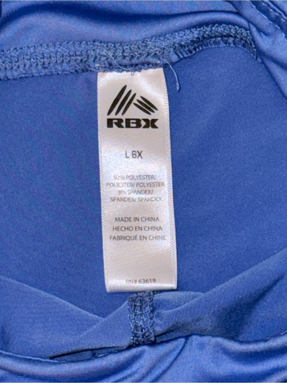 RBX Active Girls Blue Flare Yoga Pants with Side Pocket Size L 6X EUC - Picture 5 of 6